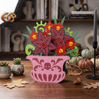 SVG Cắt Giấy 3D Chủ Đề Mèo Ma Quái - Khuôn Thủ Công Halloween Nhiều Lớp Cho Cricut 3
