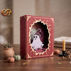 Combo 3 Halloween Pop-up Book SVG - 3D Layered Halloween Paper Craft Template for Cricut