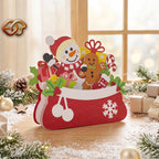 Christmas Gift Pop-up Bag SVG - 3D Layered Christmas Paper Craft Template for Cricut 2