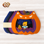 Spooky Cat Pop-up SVG - 3D Layered Halloween Paper Craft Template for Cricut 3