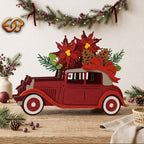 Christmas Pop-up Car SVG - 3D Layered Christmas Paper Craft Template for Cricut 1