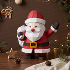 3D Santa Claus Papercraft SVG | DIY Low Poly Template