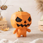 3D Pumpkin Man Papercraft SVG | DIY Low Poly Template