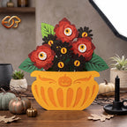 SVG Cắt Giấy 3D Chủ Đề Mèo Ma Quái - Khuôn Thủ Công Halloween Nhiều Lớp Cho Cricut 3