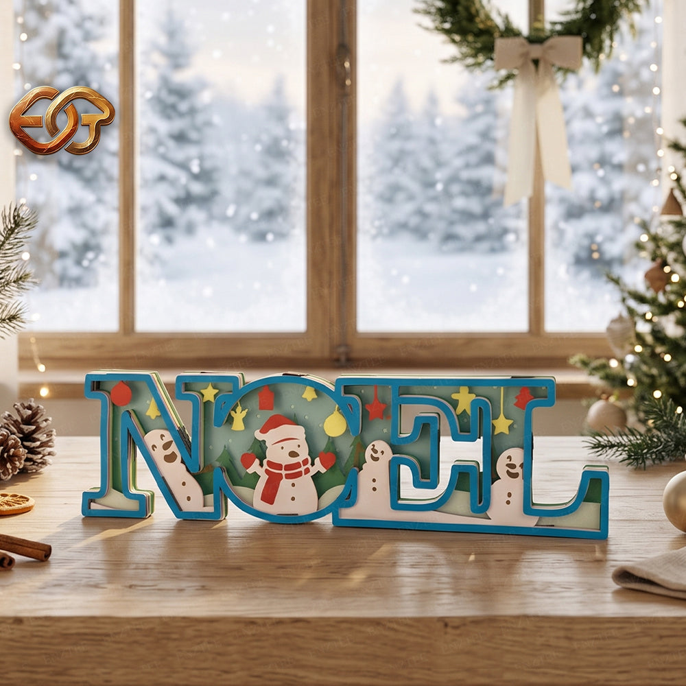Combo 3 3D Merry Christmas Layered SVG | Christmas Paper Cut File