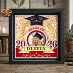 Graduation Shadow Box SVG for Cricut | 3D Layered SVG Paper Cut Light Template 2