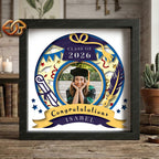 Graduation Shadow Box SVG for Cricut | 3D Layered SVG Paper Cut Light Template 1