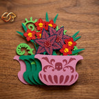 SVG Cắt Giấy 3D Chủ Đề Mèo Ma Quái - Khuôn Thủ Công Halloween Nhiều Lớp Cho Cricut 3