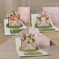 Combo 3 Flower Pop-up Card SVG – 3D Floral Greeting Card for Cricut