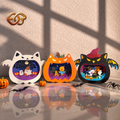 Combo 3 Spooky Cat Pop-up SVG - 3D Layered Halloween Paper Craft Template for Cricut