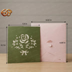 Combo 3 Flower Pop-up Card SVG – 3D Floral Greeting Card for Cricut