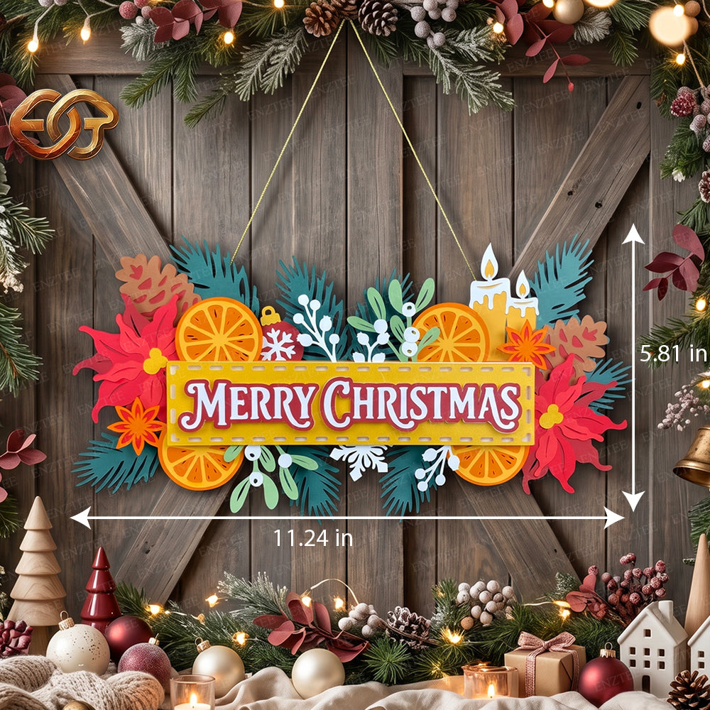 Noel SVG Nhiều Lớp 3D | File Cắt Giấy Giáng Sinh