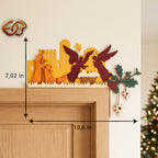 Combo 3 Nativity Scene Door Toppers 3D Layered SVG | Christmas Paper Cut File