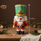 3D Nutcracker Papercraft SVG | DIY Low Poly Template