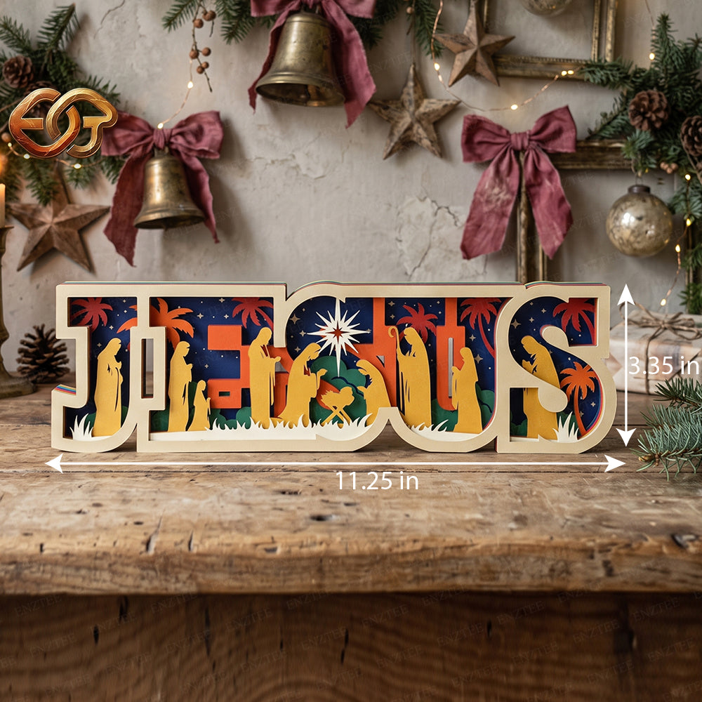 Combo 5 Nativity Scene 3D Layered SVG | Christmas Paper Cut File