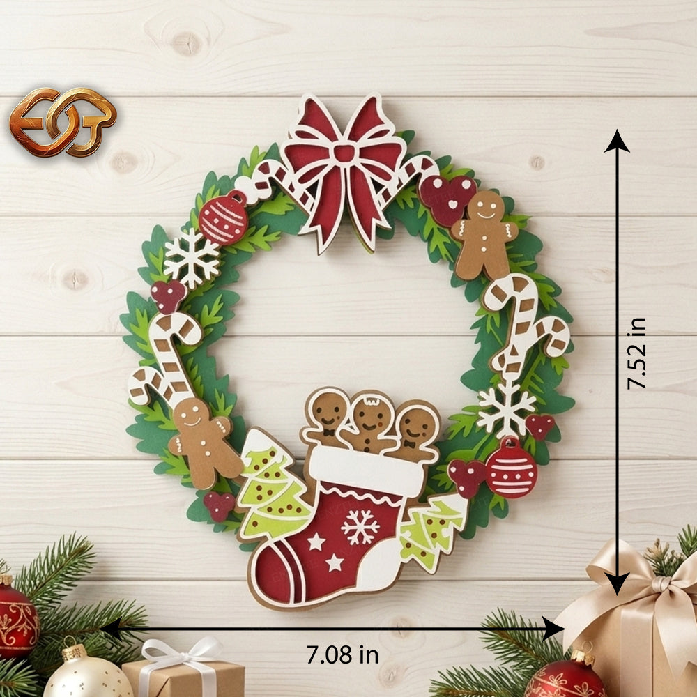 Combo 3 Christmas 3D Layered SVG | Christmas Paper Cut File