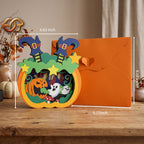 Boo Halloween Pop-up Pumpkin SVG - 3D Layered Halloween Paper Craft Template for Cricut