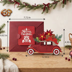 Christmas Pop-up Car SVG - 3D Layered Christmas Paper Craft Template for Cricut 1