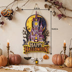 Halloween Door Hanger 3D Layered SVG | Halloween Paper Cut File 1