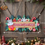 SVG de Noël en 3D en couches | Fichier de découpe en papier de Noël