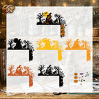 Combo 3 Halloween Door Toppers 3D Layered SVG | Halloween Paper Cut File