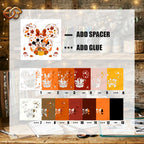 Combo 4 Season Couple Mouse Shadow Box SVG for Cricut | 3D Layered SVG Paper Cut Light Box Template