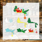 Combo 3 Christmas Door Toppers 3D Layered SVG | Christmas Paper Cut File
