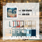 Atlantis Shadow Box SVG for Cricut | 3D Layered SVG Paper Cut Light Box Template