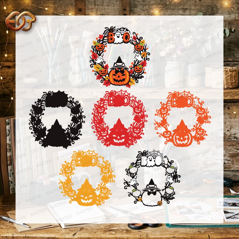 SVG nhiều lớp 3D Halloween | File cắt giấy Halloween