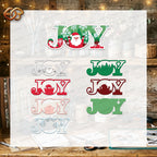 SVG Giáng Sinh Xếp Lớp 3D "Joy" | File Cắt Giấy