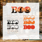 Boo 3D Layered SVG | Halloween Paper Cut File