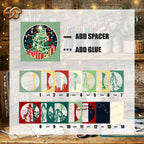 Christmas Tree Shadow Box SVG for Cricut | 3D Layered SVG Paper Cut Light Template 1