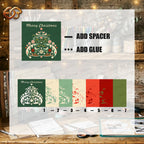Christmas Tree Shadow Box SVG for Cricut | 3D Layered SVG Paper Cut Light Template 2