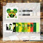 Saint Patrick Shadow Box SVG for Cricut | 3D Layered SVG Paper Cut Light Box Template 3