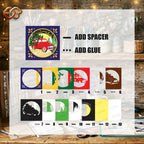 Christmas Truck Shadow Box SVG for Cricut | 3D Layered SVG Paper Cut Light Template 1