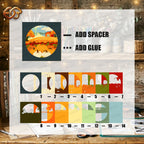 Pumpkin Farm Shadow Box SVG for Cricut | 3D Layered SVG Paper Cut Light Template