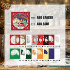 Christmas Truck Shadow Box SVG for Cricut | 3D Layered SVG Paper Cut Light Template 2