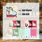 Personalized Wedding Tree Shadow Box SVG for Cricut | 3D Layered SVG Paper Cut Light Box Template