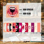 Wine Shadow Box SVG for Cricut | 3D Layered SVG Paper Cut Light Box Template