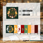 Christmas Gingerbread Shadow Box SVG for Cricut | 3D Layered SVG Paper Cut Light Template 2