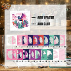 Hummingbird Shadow Box SVG for Cricut | 3D Layered SVG Paper Cut Light Template