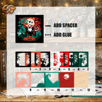 Nightmare Before Chrismas Shadow Box SVG for Cricut | 3D Layered SVG Paper Cut Light Template 4