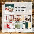 Santa Claus Shadow Box SVG for Cricut | 3D Layered SVG Paper Cut Light Template 5