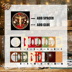 Jesus Shadow Box SVG for Cricut | 3D Layered SVG Paper Cut Light Template