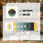 Christmas Snowball Shadow Box SVG for Cricut | 3D Layered SVG Paper Cut Light Box Template