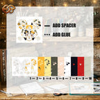 Happy New Year Shadow Box SVG for Cricut | 3D Layered SVG Paper Cut Light Template 1