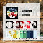 Santa Claus Shadow Box SVG for Cricut | 3D Layered SVG Paper Cut Light Template 4
