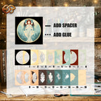 Angel Shadow Box SVG for Cricut | 3D Layered SVG Paper Cut Light Box Template