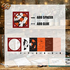 Boo Halloween Shadow Box SVG for Cricut | 3D Layered SVG Paper Cut Light Template 2