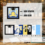 Graduation Shadow Box SVG for Cricut | 3D Layered SVG Paper Cut Light Template 2